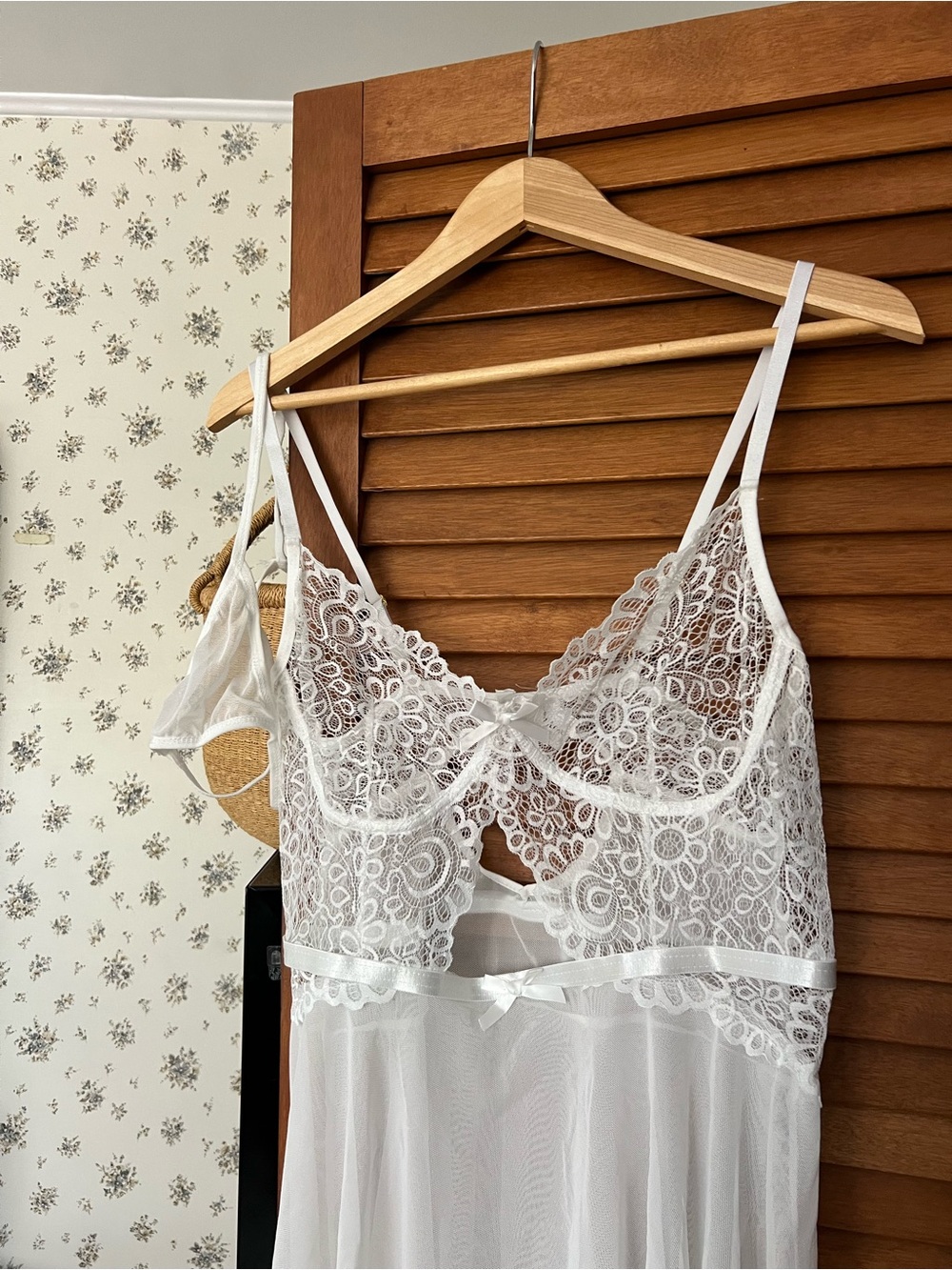 Sheer Lace White Lingerie